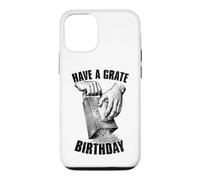 Râpe à Fromage Humoristique « Have A Grate Birthday » Coque pour iPhone 12/12 Pro