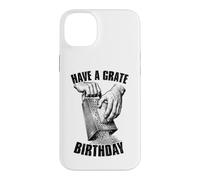 Râpe à Fromage Humoristique « Have A Grate Birthday » Coque pour iPhone 14 Plus