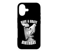 Râpe à Fromage Humoristique « Have A Grate Birthday » Coque pour iPhone 17