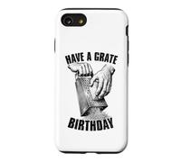Râpe à Fromage Humoristique « Have A Grate Birthday » Coque pour iPhone SE (2020) / 7/8