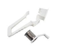 Râpe à Fromage Multifonction Manuelle en Acier Inoxydable | Rotative, Poignée Ergonomique Légère, pour Noix et Chapelure, Usage Maison ou Restaurant, Blanche