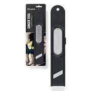 Râpe à gingembre 3 en 1 Microplane | Un seul ustensile pour râper, éplucher et trancher le gingembre |Lame fine ultra-affûtée en acier inoxydable |Lame tranchante à émincer| Accessoire de poche