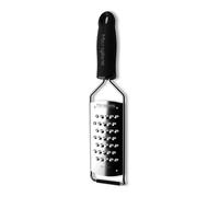 Microplane Râpe de cuisine Très gros grains – Pommes de terre et fromage – Noir, acier inoxydable