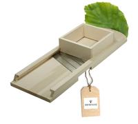 Râpe à légumes 65 cm en bois de hêtre – trancheuse à chou sûre avec système de glissement