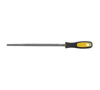 Râpe à Lime en Acier Ronde de 10 Pouces avec Poignée Ergonomique pour le Métal et le Cuir, Affûtage du Bois, Façonnage, Outil d'atelier Professionnel (Lime ronde à dents grossières de 10