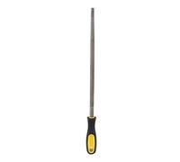 Râpe à Lime Ronde en Acier de 12 Pouces avec poignée, Outil de façonnage d'affûtage pour Les projets métalliques, Acier à Outils en Carbone T12 de Haute qualité, poignée (12-inch Fine-Tooth Round