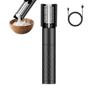 Râpe à noix de coco électrique | Outil à main électrique rotatif anti-éclaboussures portable - Outil d'élimination de la pulpe de noix de coco - Pour poisson, maison, four, cuisine, vacances, camping
