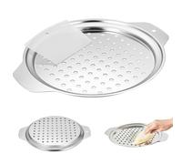 Râpe à Spaetzle Appareil, Appareil à Spaetzle avec grattoir, presse à spätzle en acier inoxydable, râpe/schepper à spätzle en acier inoxydable