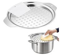 Râpe à spätzle en acier inoxydable - Avec grattoir - Passoire à pizza | Durable et robuste, tient bien dans la main, convient pour les plats de pâtes