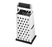 Râpe Boîte 4-Faces en Acier-Inoxydable avec pour Cuisine Râpe | Rust-resistant Steel, 4 Grating Sides, pour ideal For Cheese & Veggies, Comfortable Handle, Easy To Clean