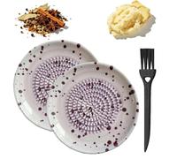 RâPe CéRamique Multifonction Pour Ail Et Gingembre Avec Reliefs Efficaces,Pratique Et DéCorative,Elle RâPe Oignon,Fromage Et Toutes Sortes D'éPices En Cuisine (purple,2)