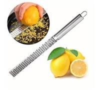 Râpe Citron Fromage Ail Inox - Zesteur Cuisine Multifonction, Râpe Fine pour Fruits, Légumes et Fromages