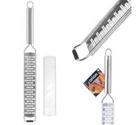 Râpe de cuisine - InoxPro - 38cm - Acier inoxydable - Lames bidirectionnelles - Compatible lave-vaisselle