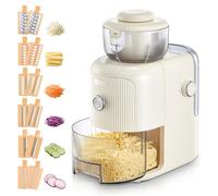 Râpe électrique pour fromage, 50 W, 6 lames, réservoir de 1,8 litre, trancheuse à légumes