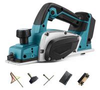 Râpe électrique sans fil 18V, 3200 tours/minute, profondeur de coupe de 0 à 2 mm, pour le bois