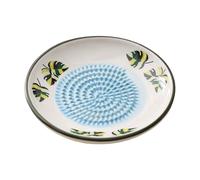 Râpe en Céramique Assiette Râpe Cuisine Multifonction 2 en 1 Assiette râper céramique Bol Râper Ail Gingembre Parmesan et Légumes fabriquée main et peinte main Fabrication Artisanale Cadeaux créatifs