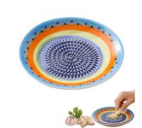 Râpe en céramique,Polyvalente Râpe à Ail En Céramique Râpe à Gingembre Main Pour Fruits Noix De Muscade Carottes Légumes Assiette Gratte Ail,Râpe de cuisine idéale (C)