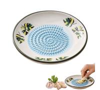 Râpe en céramique,Polyvalente Râpe à Ail En Céramique Râpe à Gingembre Main Pour Fruits Noix De Muscade Carottes Légumes Assiette Gratte Ail,Râpe de cuisine idéale (E)