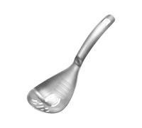 Râpe en métal à fente pour aliments 22,9 cm | Presse-purée multifonction en acier inoxydable, râpe, passoire fendue, séparateur de jaune d'œuf, poignée anti-brûlure pour