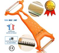 Râpe éplucheur multifonctionnelle pratique - Lazozo - nourriture cutter outil de cuisine pour le rabotage des légumes découpe tran