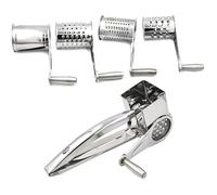 Râpe Fromage Manuelle en Inox, Moulinette à Fromage Moulin à fromages Gruyère Râpé Multifonction 4 PCS