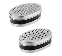 Râpe manuelle - BON APPÉTIT - Râpe en Inox 17 cm - Double Face Épais & Fin - Boîte de Récupération Intégrée