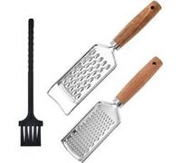 Râpe Multifonction avec Poignée en Bois et Brosse