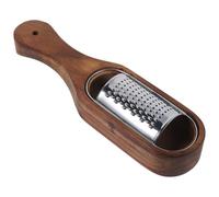 Râpe Multifonction et Bois Marron en Acier Inoxydable | Découpe, Légère et Facile à Transporter, Rangement Simple, Usage la Cuisine Quotidien, Finition Soignée