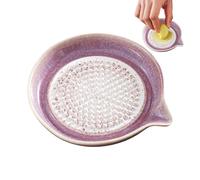 Râpe plate Outil de cuisine en céramique à glaçure dégradée fait main