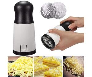 Râpe,Râpe à épices en Acier Inoxydable+Lames,Trancheuse À Fromage,Hachoir à Manuelle fin et gros,pour Carottes,Oignons,Maïs,Beurre