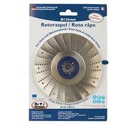 Râpe rotative, disque de meuleuse d'angle pour le bois, le plastique, le polystyrène, les sculptures, le caoutchouc, l'art et les formes Ø 125 mm x 22,2 mm (lame 2,0 mm)