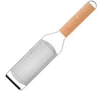 Râpe zesteur multifonction en acier inoxydable et bois