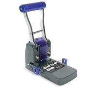 Rapesco Perforatrice à 2 trous 0247 ECO P1100 - Haute capacité 100 feuilles - Noir/Violet