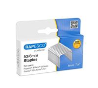 Rapesco 0751 Agrafes Galvanisées de Type 53/6 mm, Lot de 2000