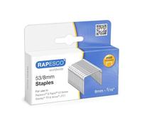Rapesco 0752 Agrafes Galvanisées de Type 53/8 mm, Lot de 2000