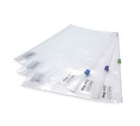 Rapesco 0796 Pochette Document Zippi, Zip en Plastique, A4+, Lot de 25 | Transparent