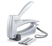 Rapesco 0958 T8-Alu Agrafeuse Manuelle avec 300 Agrafes 13/6 mm, Argent