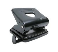 Rapesco 1030 Perforatrice 2-Trous en Métal 825, Capacité de 25 Feuilles, Noir
