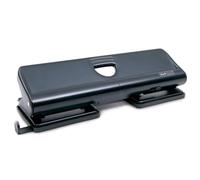 Rapesco Perforateur de bureau 4 trous 720 Métal 22 feuilles Poignée verrouillable Noir
