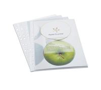 Rapesco 1104 ECO Pochettes Plastiques Perforées, A4, Lot de 100