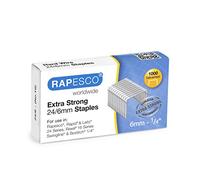 Rapesco 1164 Boîte de 1.000 Agrafes 24/6 mm - Métalliques