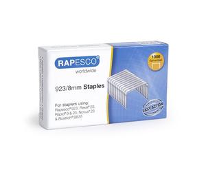 Rapesco 1236 Agrafes Galvanisées Résistantes de Type 923/8 mm, Lot de 1000