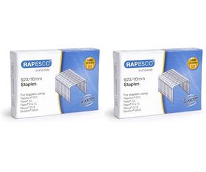 Rapesco 1237 Agrafes Galvanisé 923/10 mm, Type 23, Lot de 2000