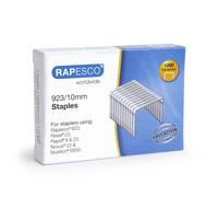 Rapesco 1237 Agrafes Galvanisées Résistantes de Type 923/10 mm, Lot de 1000