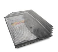 Rapesco 1259 ECO Pochette à Bouton Pression Camouflé, A4+, Lot de 5 | Capacité 150 Feuilles, Pochette de Sécurité, Matériau Recyclé