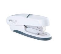 Rapesco 1273 P20 Shimma Agrafeuse à Demi-Bande, Capacité 20 Feuilles | Blanc Doux