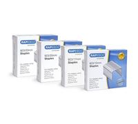 Rapesco 1318 Multipack Agrafes Galvanisées de Type 923, Lot de 4000 | Résistantes, 1000 x 923/15 mm, 1000 x 923/17 mm, 1000 x 923/20 mm and 1000 x 923/23 mm Agrafes