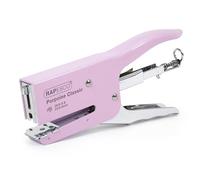 Rapesco 1345 Pince Agrafeuse Classique Porpoise, Capacité 45 Feuilles | Rose Pastel