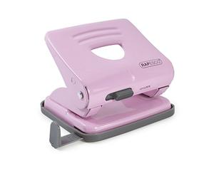 Rapesco 1358 Perforatrice à 2 Trous 825, Métal, Capacité 25 Feuilles, Rose