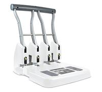 Rapesco 1407 ECO P4400 Perforatrice à 4 Trous, Haute Capacité, Blanc Doux | Capacité 150 Feuilles